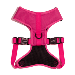 Load image into Gallery viewer, Zee.Dog Pink Led Adjustable Air Mesh Harness
