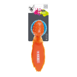Load image into Gallery viewer, M-Pets On/Off Meteor Blue &amp; Orange Dog Toy
