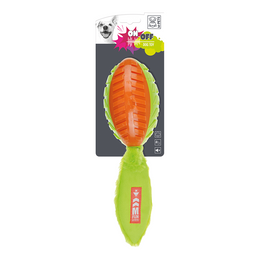 Load image into Gallery viewer, M-Pets On/Off Shelly Orange &amp; Green Dog Toy
